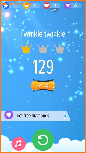 Piano Tik Tok song Tiles screenshot