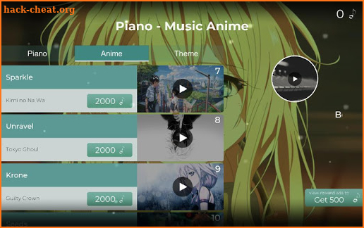 Piano Tile - The Music Anime screenshot