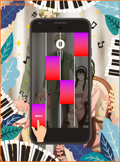 Piano Tiles Anime Spy X Family screenshot
