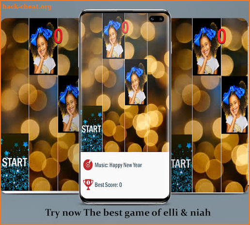 Piano tiles -elli and niah's game screenshot