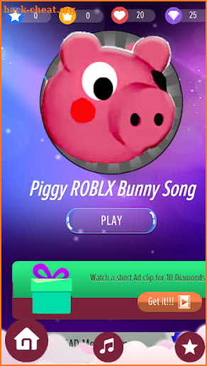 Piano tiles for Piggy Escape Mod-hot songs screenshot