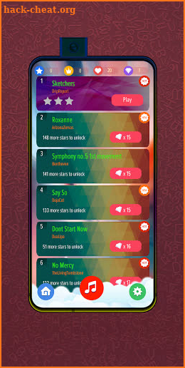 Piano Tiles Game For Tik tok Music screenshot