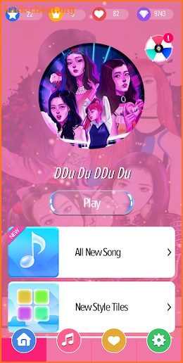 Piano Tiles Kpop Idol Girls -BlackPink,Twice Songs screenshot