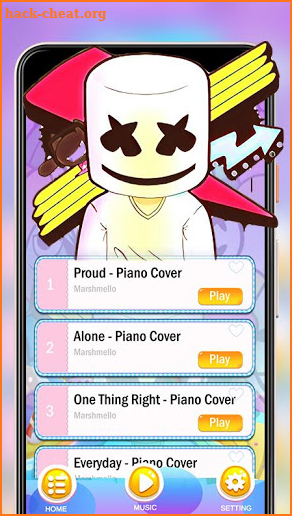 Piano Tiles Marshmello Songs DJ Music 2020 screenshot