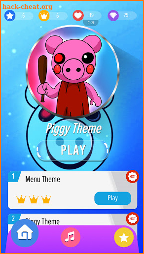 Piano Tiles: Piggy Escape Mod 🎹 screenshot
