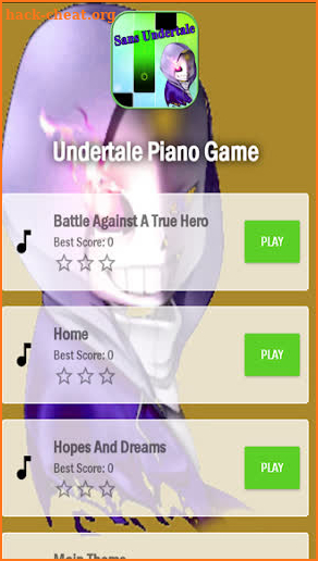 Piano Tiles - undertale games screenshot
