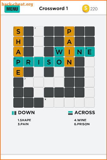 Pic Crossword puzzle game quiz  guessing screenshot
