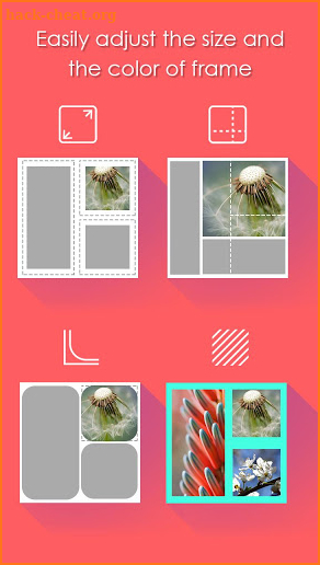 Pic Frame - Photo Collage Grid screenshot