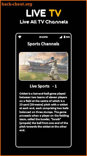 Picasso : Live Tv show, Movies and Cricket Guide screenshot