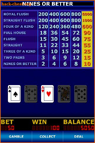 Pick A Pair Poker screenshot