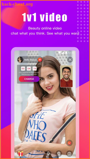 pick me-Girl Live Video Call& Chat app screenshot