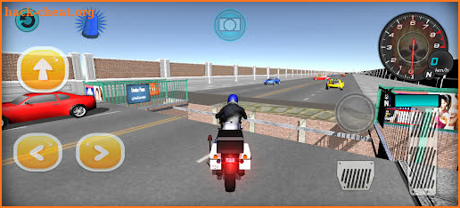 Pick Race (motorbicycle game in action) screenshot