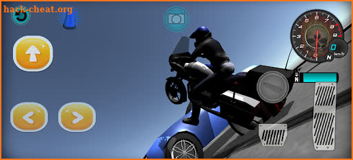 Pick Race (motorbicycle game in action) screenshot