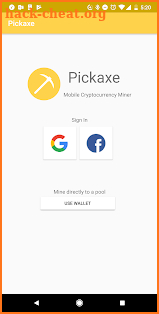 Pickaxe Mobile Miner screenshot