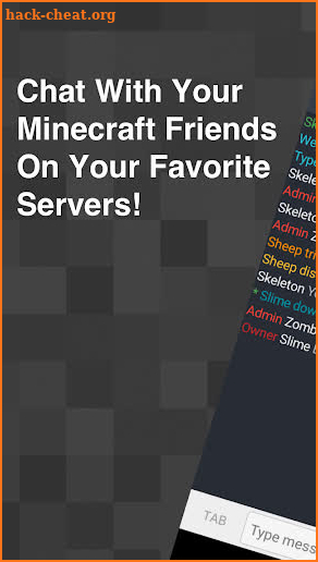 PickaxeChat for Minecraft screenshot