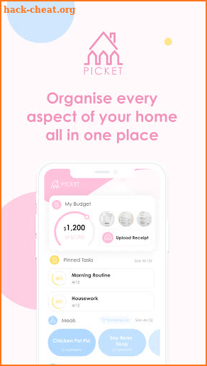 Picket - Your whole life organiser screenshot