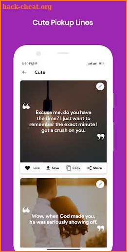 Pickup Lines - Flirt Messages screenshot