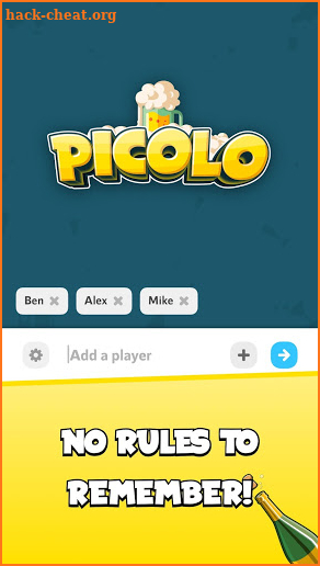 Picolo drinking game screenshot
