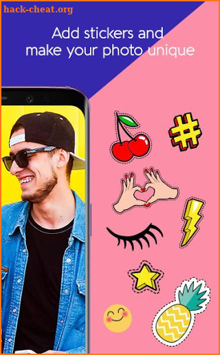 Pictogram: photo editor and stickers gallery screenshot