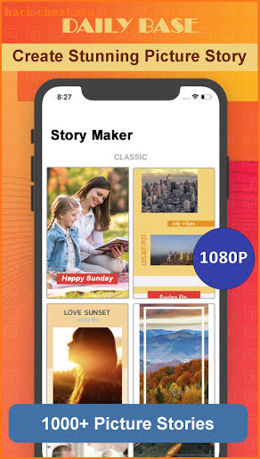 Picture Story Maker & Creator- All Social Media screenshot