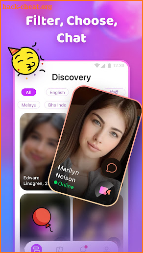 Picup - chat with strangers screenshot