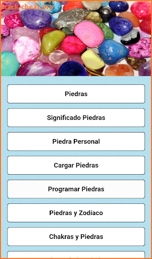 Piedras y Atribuciones screenshot