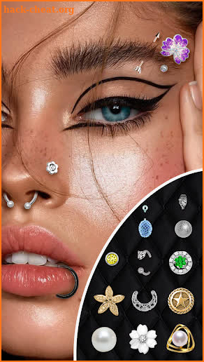 Piercing App Camera & Nose Ring Photo Editor screenshot