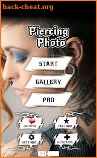 Piercing Photo Editor screenshot