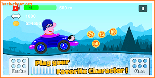 Pig Racing car - Fun Kids happy pig racing screenshot