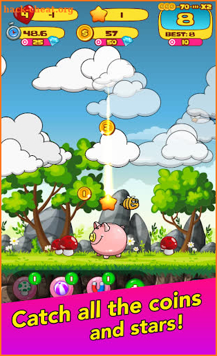 Piggy Bank - Catch the money! screenshot