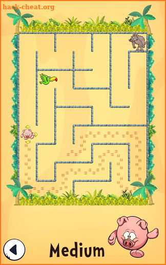 Piggy Maze Runner - Kids educational puzzle screenshot