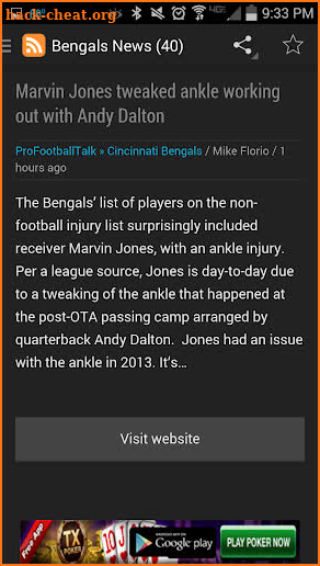 Pigskin Hub - Bengals News screenshot