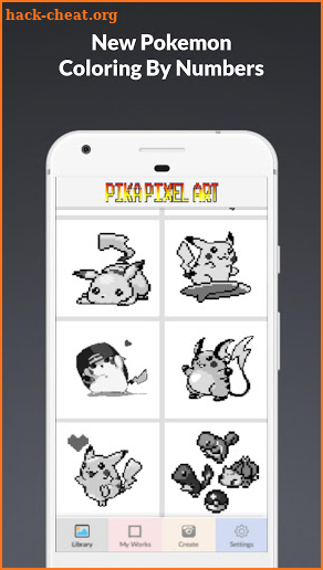 Pika Pixel Art - New Pokemon Coloring By Numbers screenshot