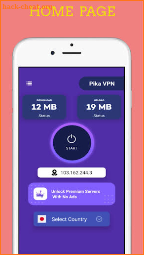 Pika VPN - Secure VPN Proxy & Fast VPN screenshot