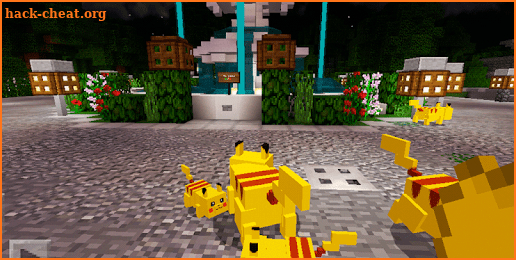 Pikachy and Raichy Addon. Map for MCPE screenshot