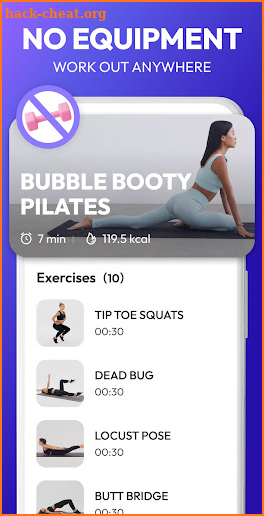 Pilates Workout at Home screenshot