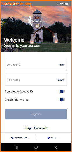 Pilgrim Bank Mobile screenshot