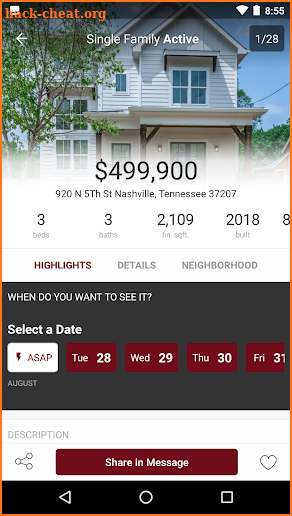 Pilkerton Home Search screenshot