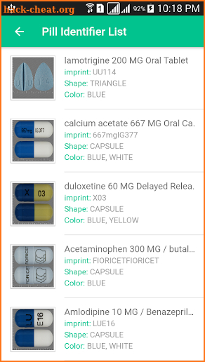 Pill Finder and Drug Info screenshot