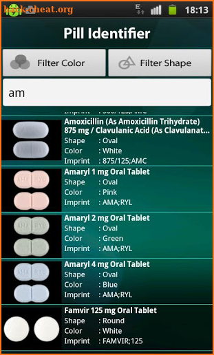 Pill Identifier by Health5C screenshot
