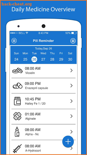Pill Reminder - Pill Tracker & Medicine Alarm screenshot