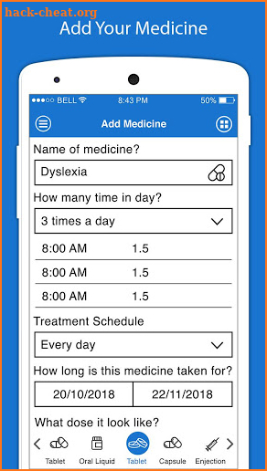 Pill Reminder - Pill Tracker & Medicine Alarm screenshot