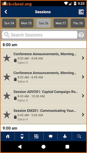 PIM Conferences screenshot