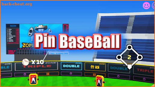Pin baseball - Power slugger hitter pinball screenshot