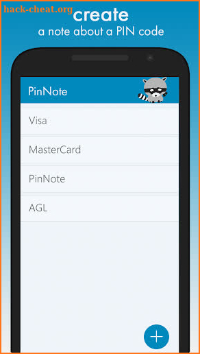 Pin Note - PIN keeper screenshot