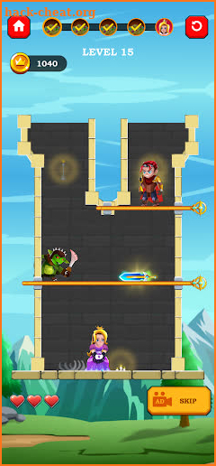 Pin Pull Rescue Puzzle Game screenshot