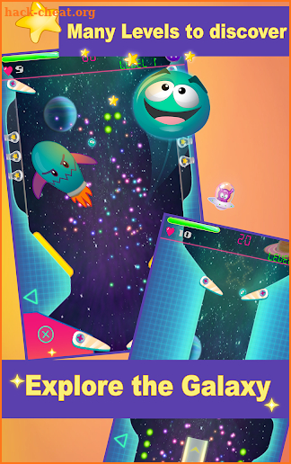 Pinball SpaceBall Galactic- space pinball free screenshot