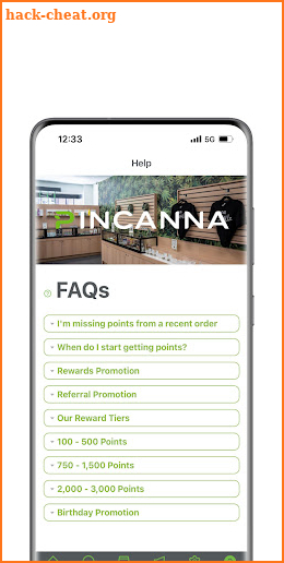 Pincanna Rewards screenshot