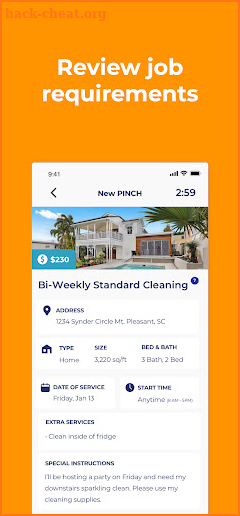 Pinch Job - for Cleaners screenshot