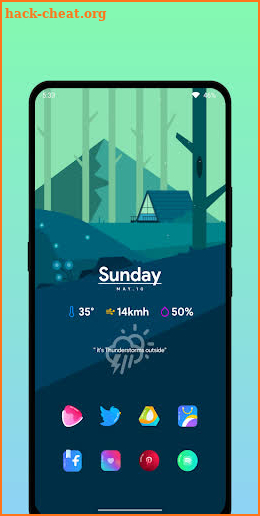 Pineapple KWGT screenshot